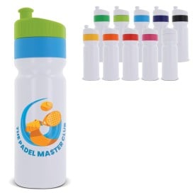 Bidon 750ml - kunststof - gekleurd middenstuk