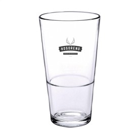Bierglas 340ml - voorzien van stapelrand