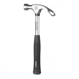 Hamer met flesopener - metaal - rubberen handvat