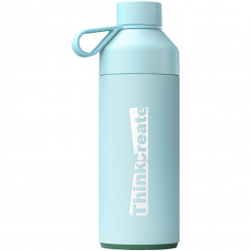 Big Ocean Bottle 1000 ml vacuümgeïsoleerde waterfles-Hemelsblauw