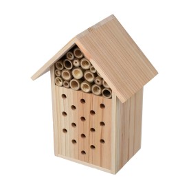 Bijenhuisje Fahim | Gerecycled hout-Bruin