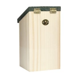 Birdhouse vogelhuisje - grenenhout - 22x14x12 cm - met ophangoog