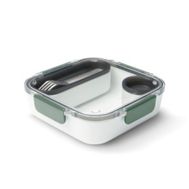 Black+Bum lunchbox - PP - sauspot - garnituurgedeelte - geschenkverpakking-Olijfgroen