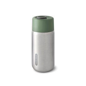 Black+Bum reisbeker 340ml - RVS - geïsoleerd - lekvrij - geschenkverpakking-Olijfgroen