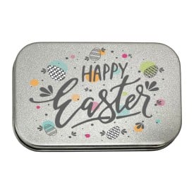 Gespikkelde chocolade eitjes blik - 60 gram