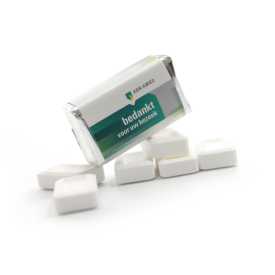 Pepermuntblokje - 5 gram - pepermunt naar keuze - vegan en halal
