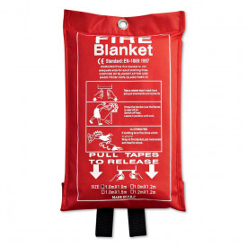 Blusdeken van glasvezel-Rood-Zonder opdruk
