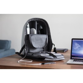 Bobby Hero rugzak - 16L - rPET polyester - laptopvak - anti diefstal