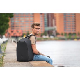 Bobby Hero rugzak - 16L - rPET polyester - laptopvak - anti diefstal