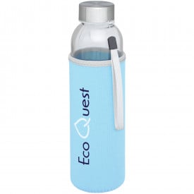 Bodhi 500 ml glazen drinkfles-Lichtblauw