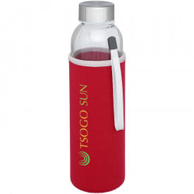 Bodhi 500 ml glazen drinkfles-Rood