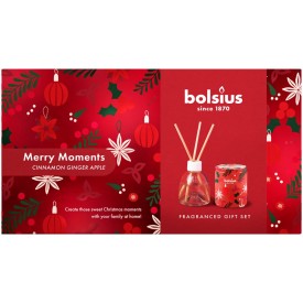 Bolsius True Glow cadeauset - ge-Rood