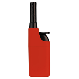 Bolzano Lux kaarsenaansteker, Fixflame piezo, navulbaar-Rood