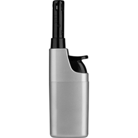 Bolzano Lux kaarsenaansteker, Fixflame piezo, navulbaar-Zilver
