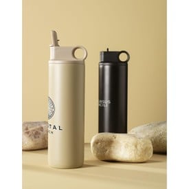 Sportflask drinkfles 800 ml - RSC recycled steel - lekvrij