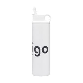 Bonny RCS Recycled Steel Sportflask 800 ml drinkfles-Wit