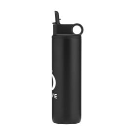 Bonny RCS Recycled Steel Sportflask 800 ml drinkfles-Zwart