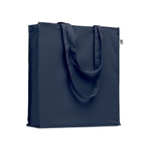 Boodschappentas 38 x 9 x 42 cm - organisch katoen 220 gr/m² - gekleurd - 14 L