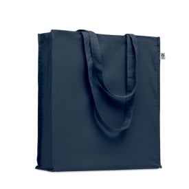 Boodschappentas organisch katoe-Donker marineblauw