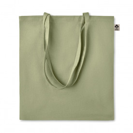 Zimde colour shopping bag organic cotton-Groen