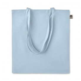 Zimde colour shopping bag organic cotton-Hemelsblauw