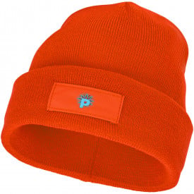 Boreas muts met patch-Oranje