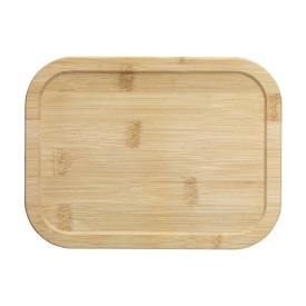 Borneo lunchbox - 0,8 L - bamboe/glas - sluitelastiek