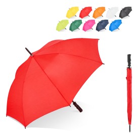 Bosco 190T 23" stok paraplu - polyester - PP-handvat - automatische opening
