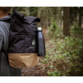 Bottle carabiner draaglus drinkfles - siliconen - met karabijnhaak