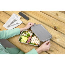 Brabantia lunchbox – RVS – kliksluiting – 2L