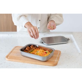 Brabantia lunchbox – RVS – kliksluiting – 2L