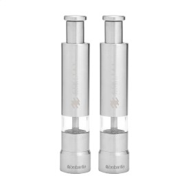 Brabantia peper- & zoutmolens set - RVS - compacte uitvoering - 55% gerecycled