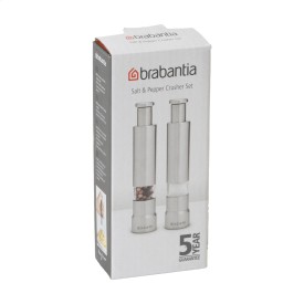 Brabantia peper- & zoutmolens set - RVS - compacte uitvoering - 55% gerecycled