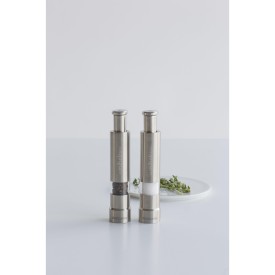 Brabantia peper- & zoutmolens set - RVS - compacte uitvoering - 55% gerecycled