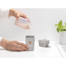 Brabantia zeepdispenser - kunststof - 200 ml - drupvrije pomp - antislip