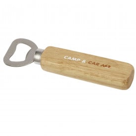 Brama flesopener - RVS en hout