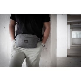 Brandcharger Crosspack schoudertas - polyester - anti diefstal - RFID-bescherming