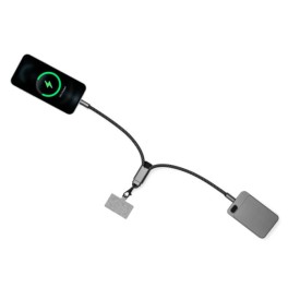 Brandcharger Lany Wristband Charge oplaadkabel - 60W - aluminium en nylon - snelladen