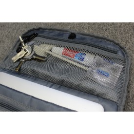 Brandcharger Marco Polo rugzak - polyester - waterbestendig - laptopvak - anti diefstal