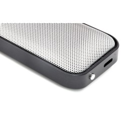Brandcharger Nano speaker - aluminium - draadloos - TWS-stereokoppeling - draagkoord