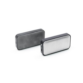 Brandcharger Nano speaker - aluminium - draadloos - TWS-stereokoppeling - draagkoord