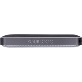 Brandcharger Nano pro speaker - aluminium - draadloos - TWS-stereokoppeling - draagkoord