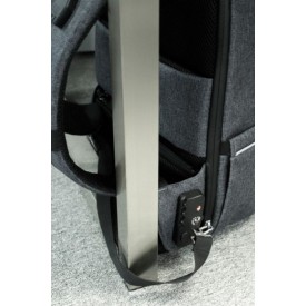 Brandcharger Phantom rugzak - polyester - waterbestendig - laptopvak - anti diefstal - reflecterend