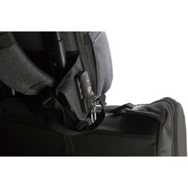 Brandcharger Phantom rugzak - polyester - waterbestendig - laptopvak - anti diefstal - reflecterend