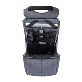 Brandcharger Phantom rugzak - polyester - waterbestendig - laptopvak - anti diefstal - reflecterend