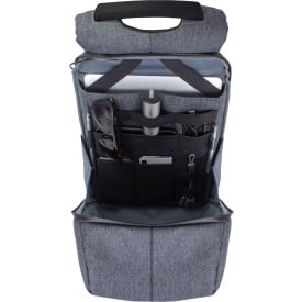 Brandcharger Phantom rugzak - polyester - waterbestendig - laptopvak - anti diefstal - reflecterend