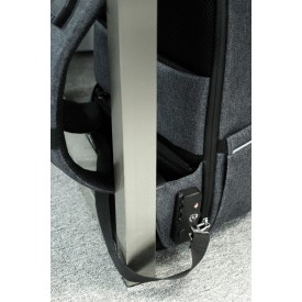 Brandcharger Phantom rugzak - polyester - waterbestendig - laptopvak - anti diefstal - reflecterend