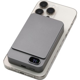Brandcharger Powerwave powerbank - 10.000 mAH - kunststof - draadloos - magnetisch