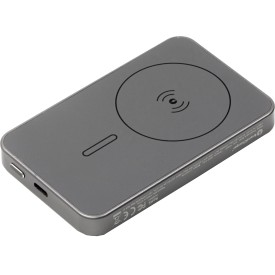 Brandcharger Powerwave powerbank - 5000 mAH - kunststof - draadloos - magnetisch