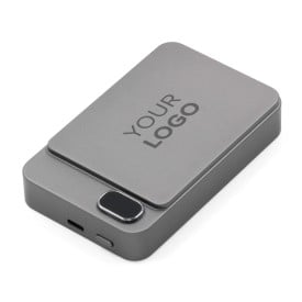 Brandcharger Powerwave powerbank - 10.000 mAH - kunststof - draadloos - magnetisch